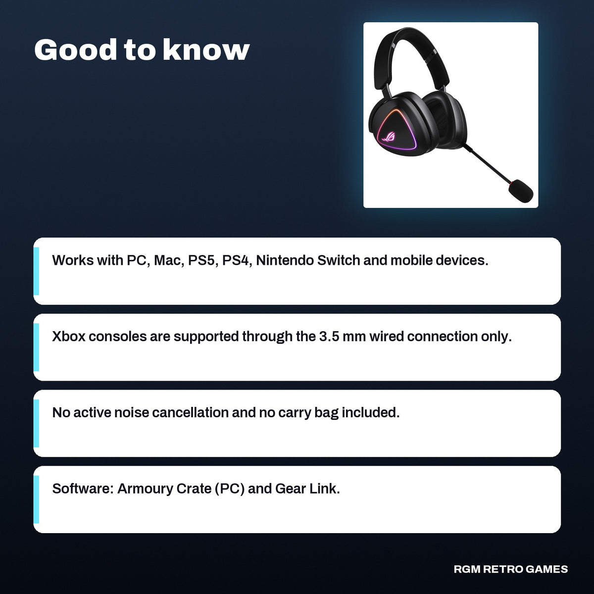ASUS ROG Delta II Wireless Gaming Headset - Black, good to know before you buy