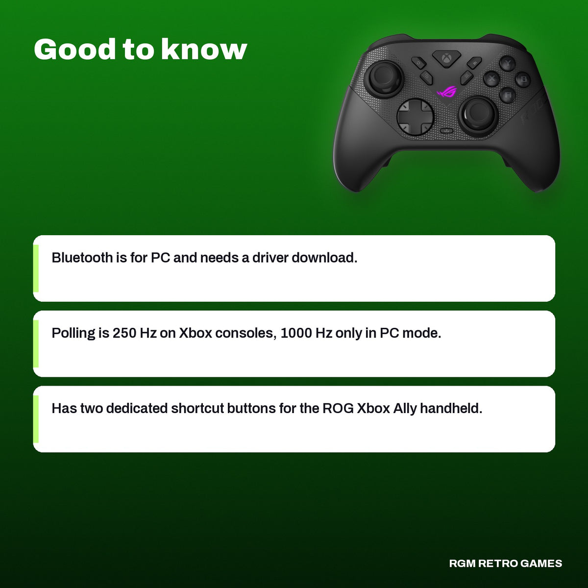 ASUS ROG Raikiri II Xbox Wireless Controller, good to know before you buy