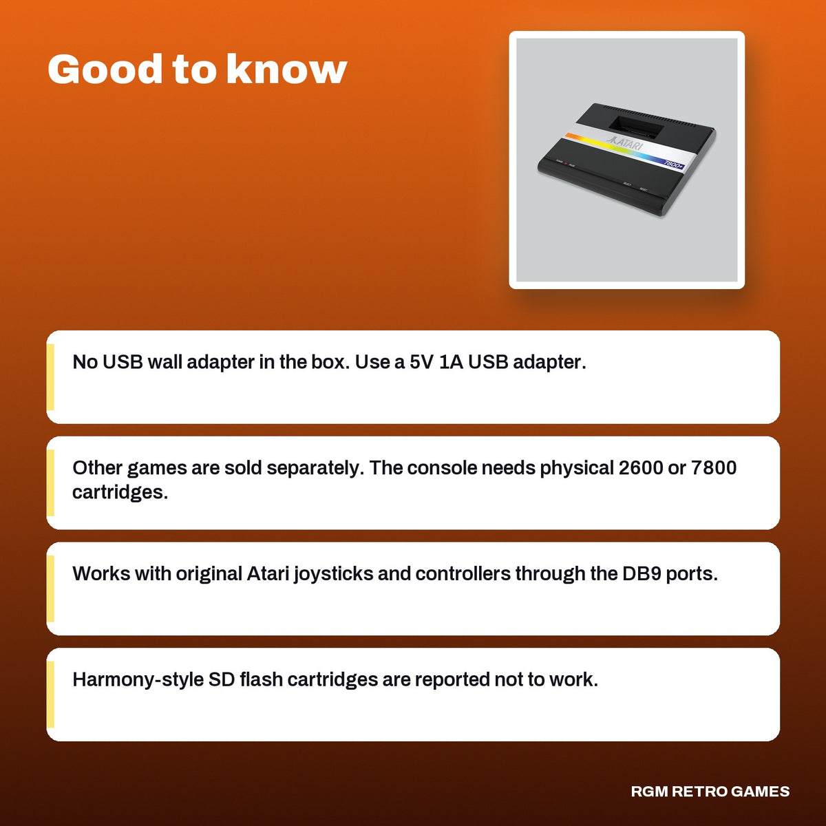 Atari 7800+ Console & Wireless CX78+ Gamepad, good to know before you buy