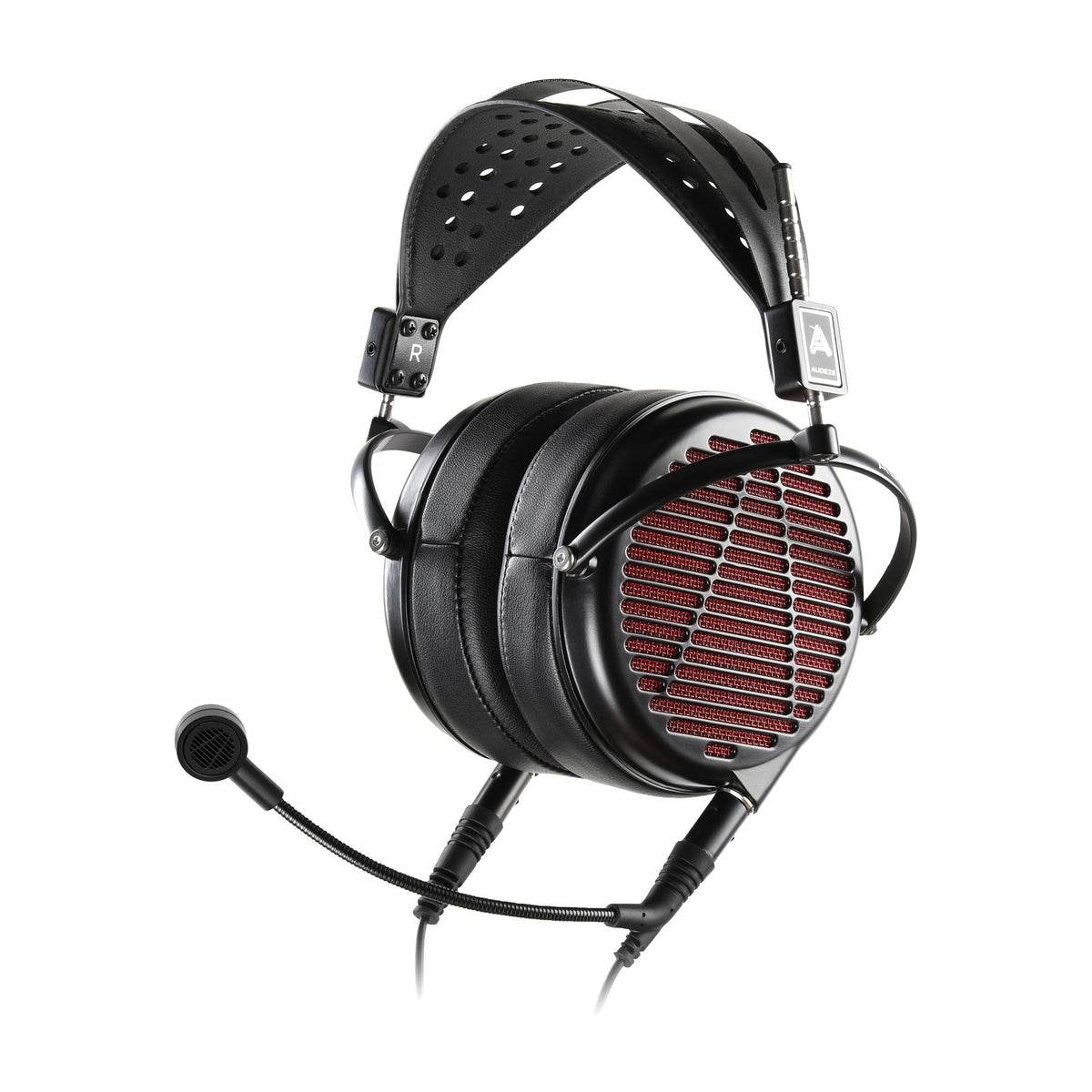 Audeze LCD-GX Open-Back Gaming Headset, front view on a white background