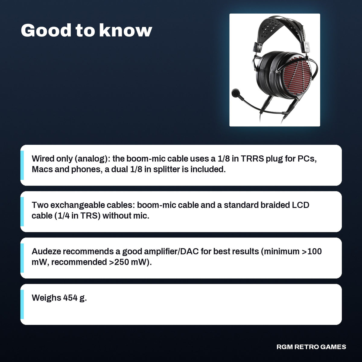 Audeze LCD-GX Open-Back Gaming Headset, good to know before you buy