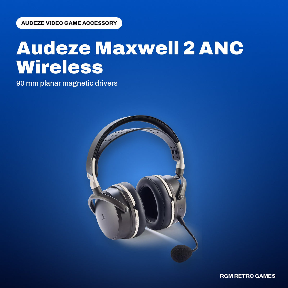 Audeze Maxwell 2 ANC Wireless Gaming Headset - PlayStation in a Audeze color scene