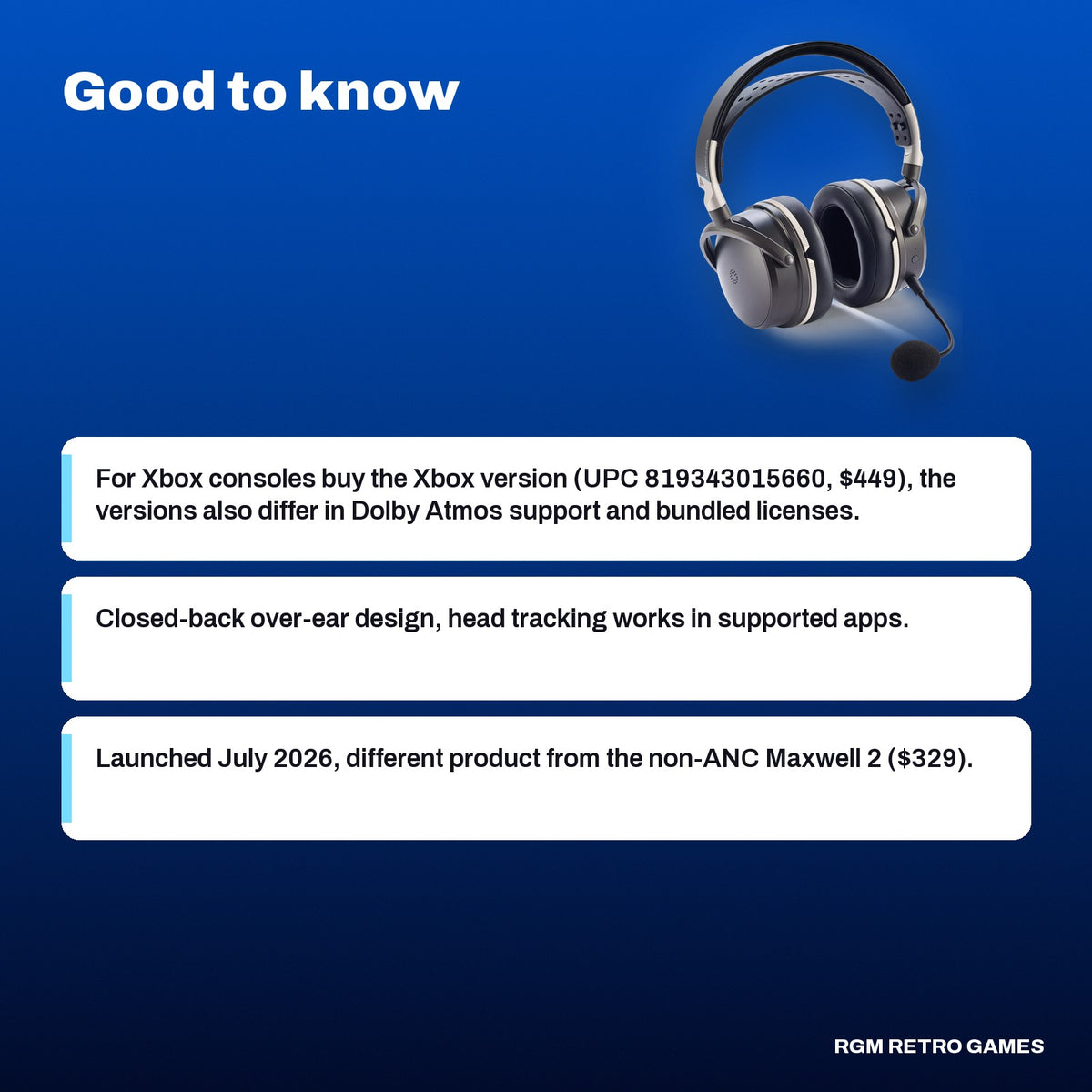 Audeze Maxwell 2 ANC Wireless Gaming Headset - PlayStation, good to know before you buy