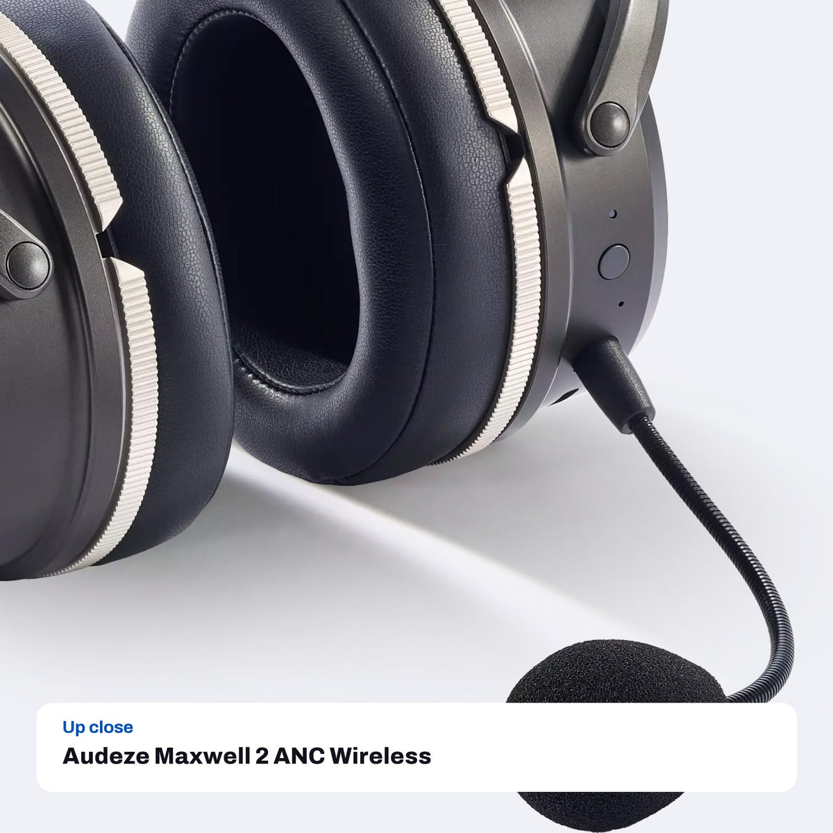 Audeze Maxwell 2 ANC Wireless Gaming Headset - PlayStation, close-up detail