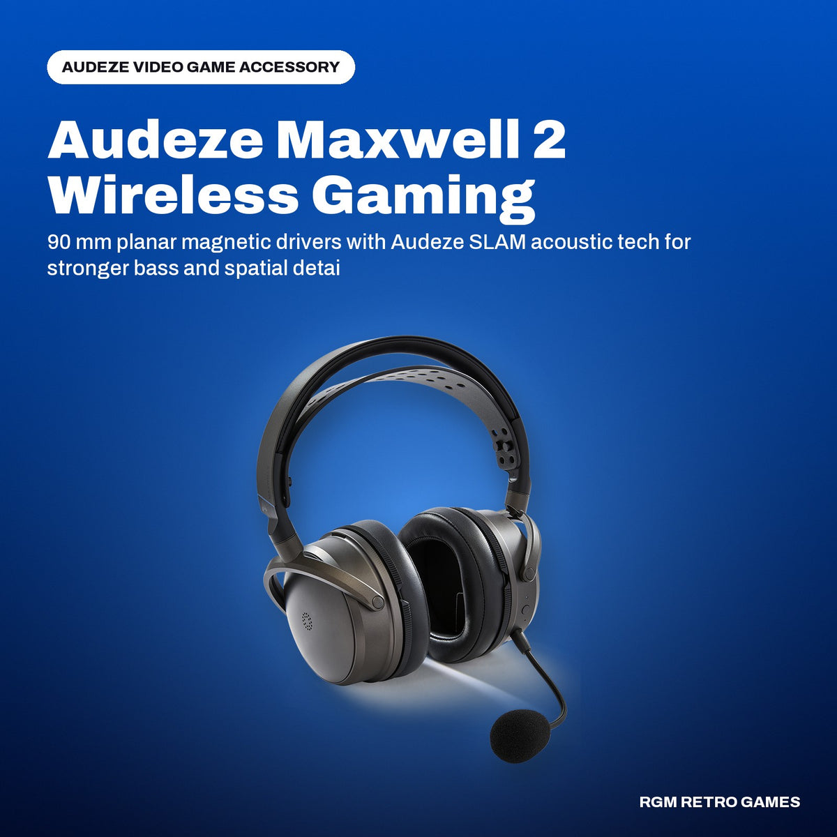Audeze Maxwell 2 Wireless Gaming Headset for PlayStation in a Audeze color scene