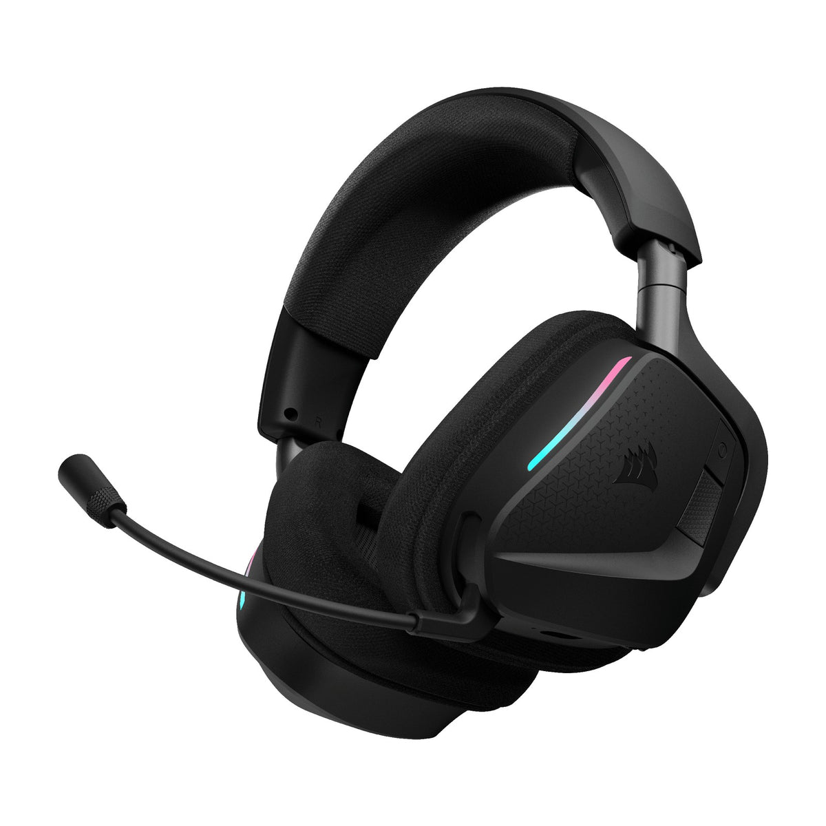 CORSAIR VOID v2 MAX Wireless Gaming Headset - Carbon, front view on a white background