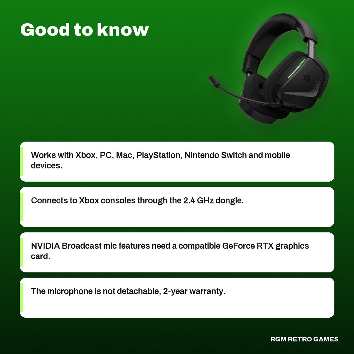 CORSAIR VOID v2 MAX WIRELESS Gaming Headset for Xbox - Carbon, good to know before you buy