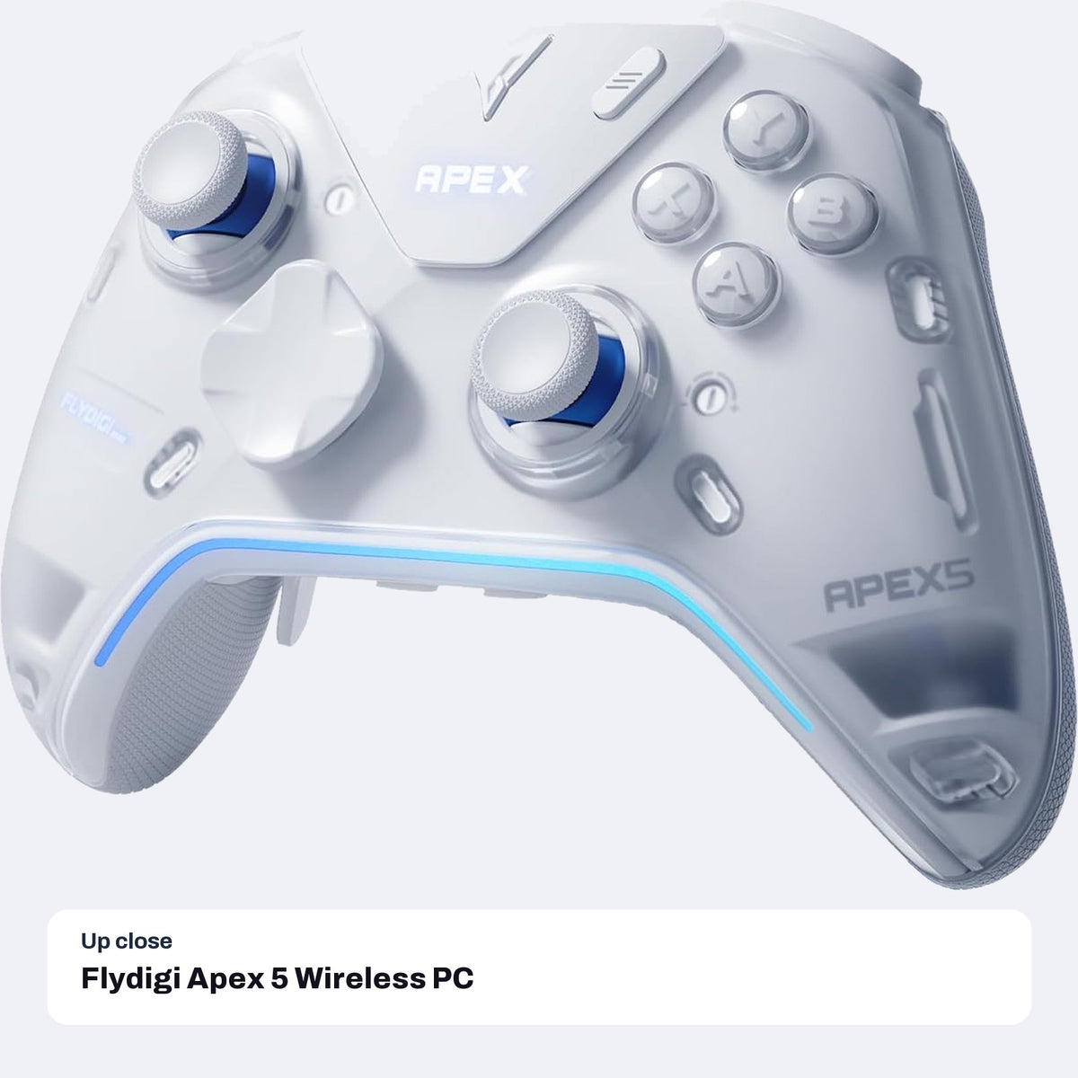 Flydigi Apex 5 Wireless PC Controller, close-up detail