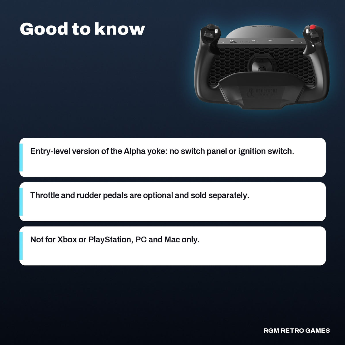 Honeycomb Alpha Flight Controls LITE, good to know before you buy