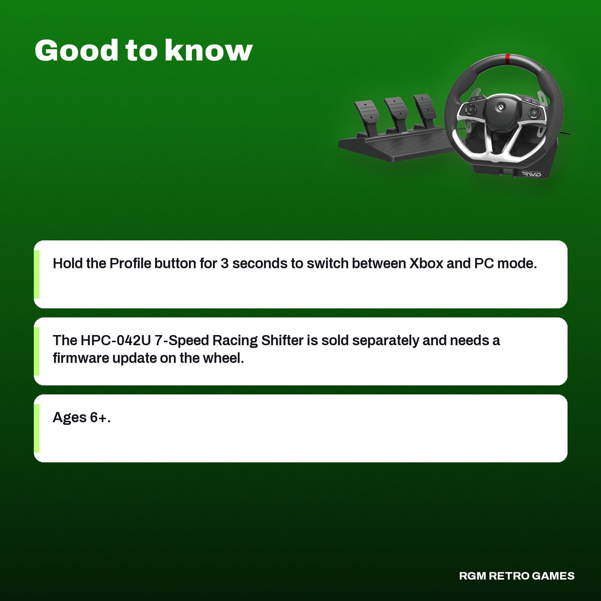 HORI Force Feedback Racing Wheel DLX Designed for Xbox Series X|S / Xbox One, good to know before you buy