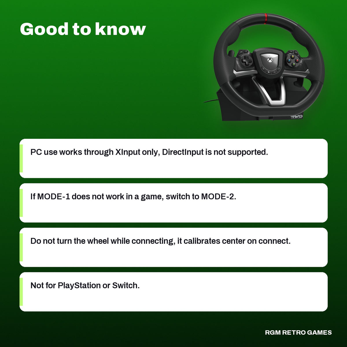 HORI Racing Wheel Overdrive for Xbox Series X|S, good to know before you buy