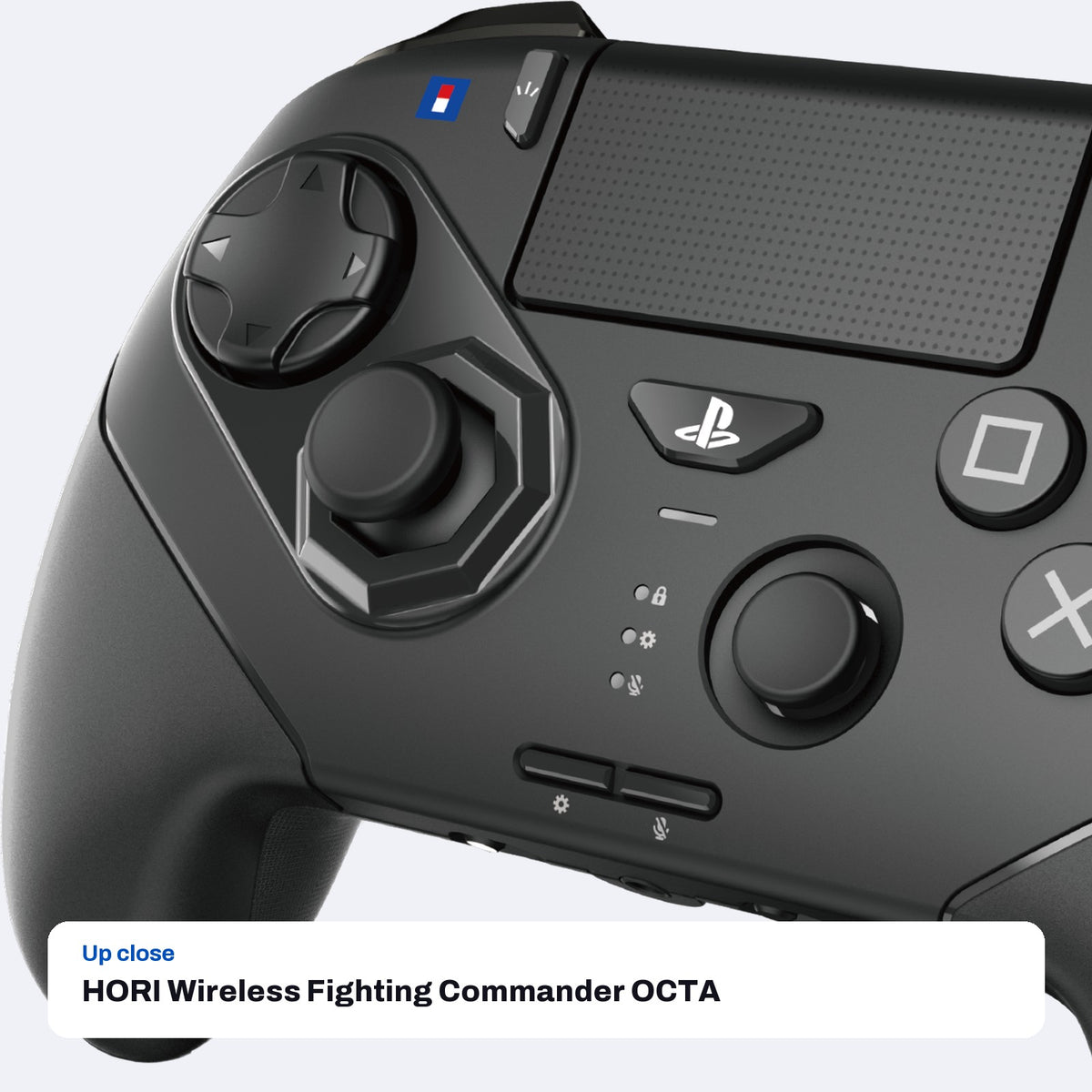 HORI Wireless Fighting Commander OCTA Pro for PlayStation 5 and Windows PC, close-up detail