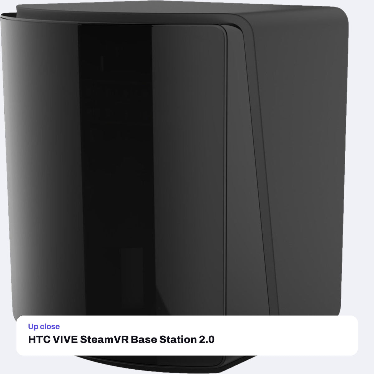 HTC VIVE SteamVR Base Station 2.0, close-up detail