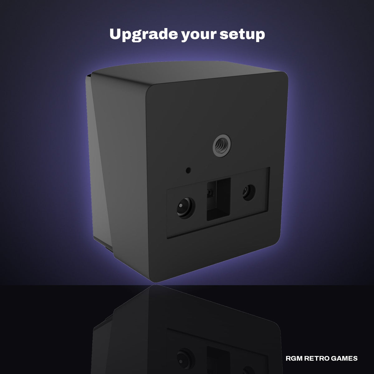 HTC VIVE SteamVR Base Station 2.0 in a dark studio setting