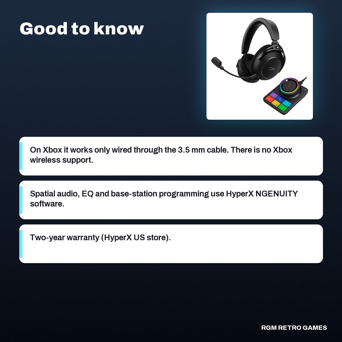 HyperX Cloud Alpha 2 Wireless Gaming Headset (Black), good to know before you buy