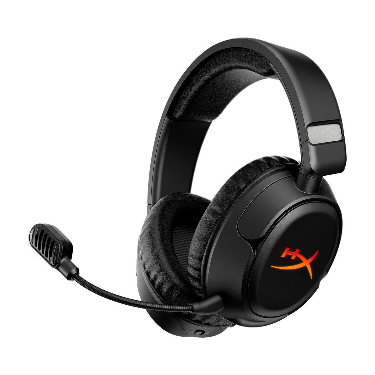 HyperX Cloud Flight 2 Wireless Gaming Headset - Black, front view on a white background