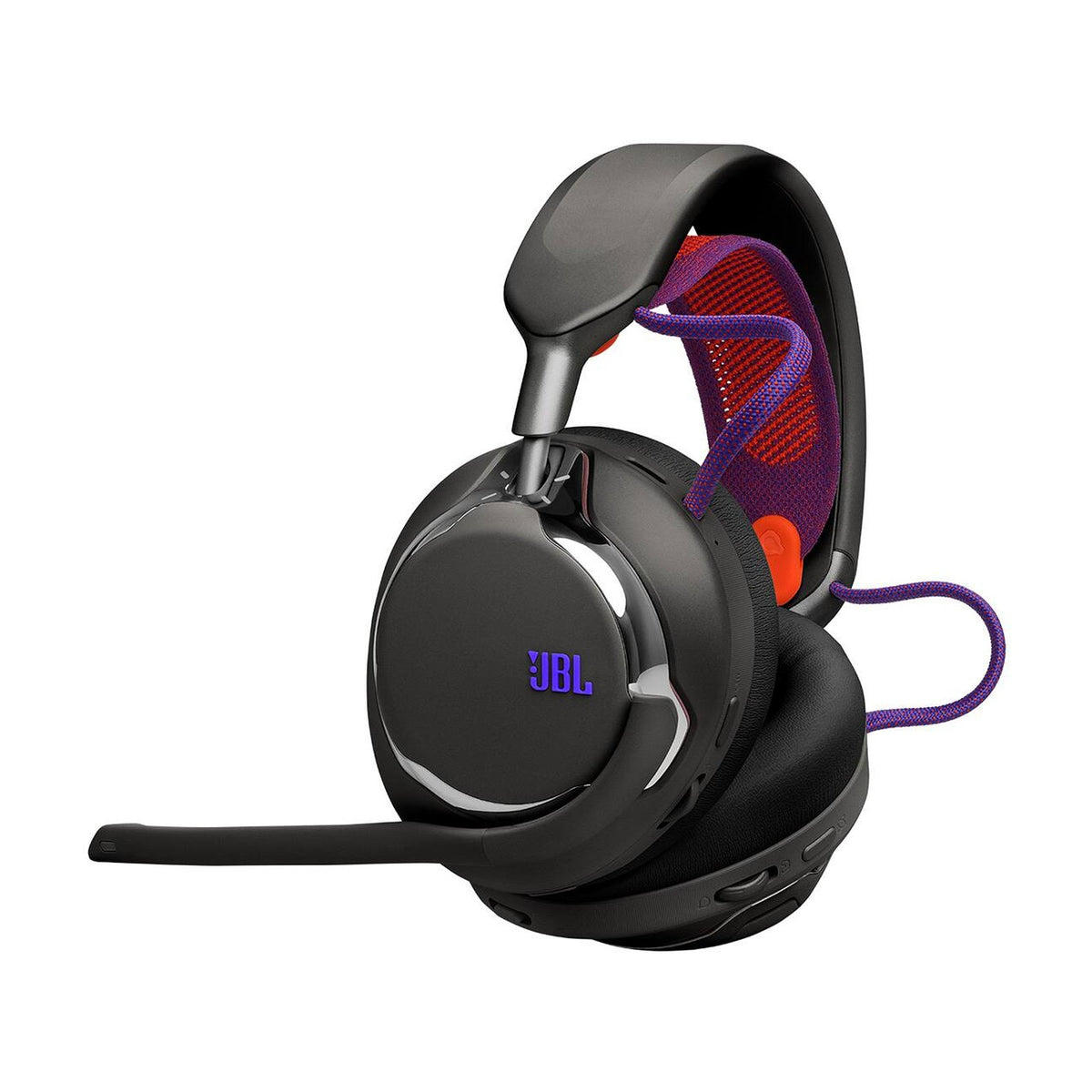 JBL Quantum 950X Wireless Gaming Headset with Base Station - Black, front view on a white background
