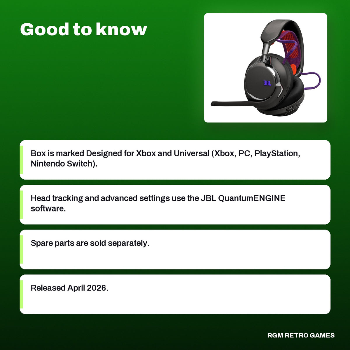 JBL Quantum 950X Wireless Gaming Headset with Base Station - Black, good to know before you buy