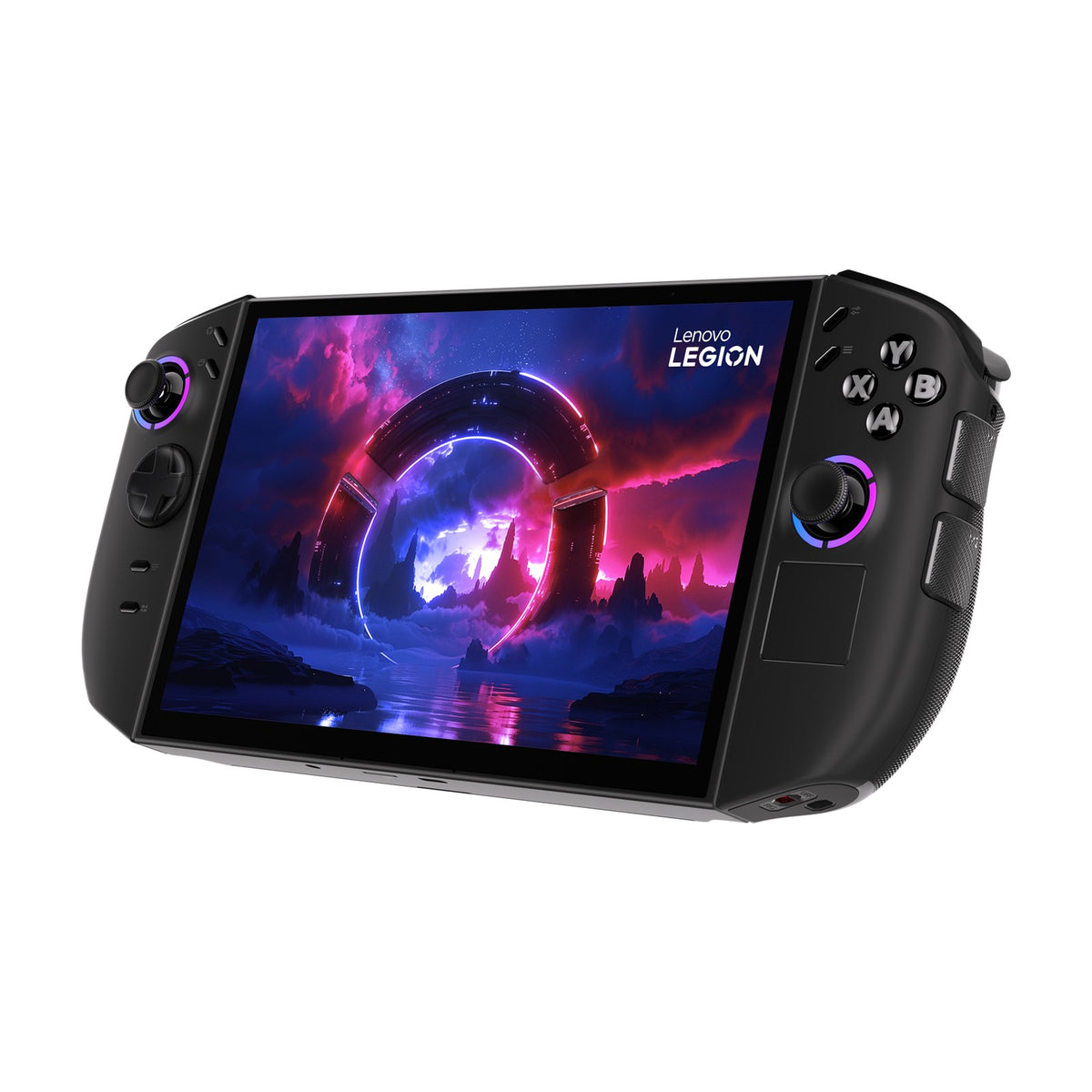 Lenovo Legion Go 2 Handheld Gaming PC - AMD Ryzen Z2 Extreme, 32GB, 1TB, 8.8" OLED 144Hz, front view on a white background