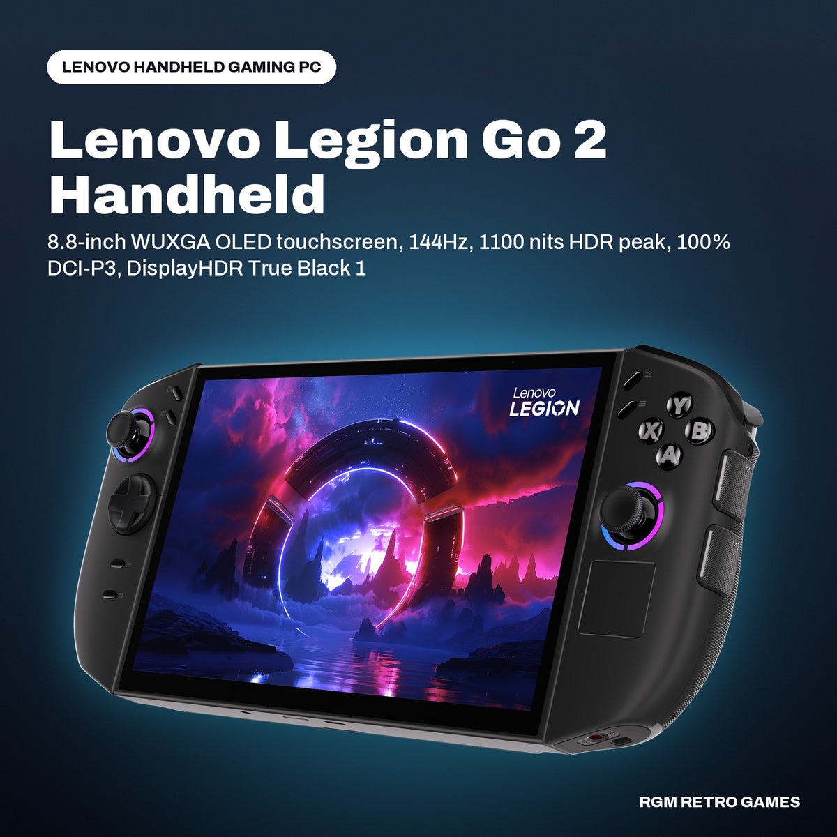 Lenovo Legion Go 2 Handheld Gaming PC - AMD Ryzen Z2 Extreme, 32GB, 1TB, 8.8" OLED 144Hz in a Lenovo color scene