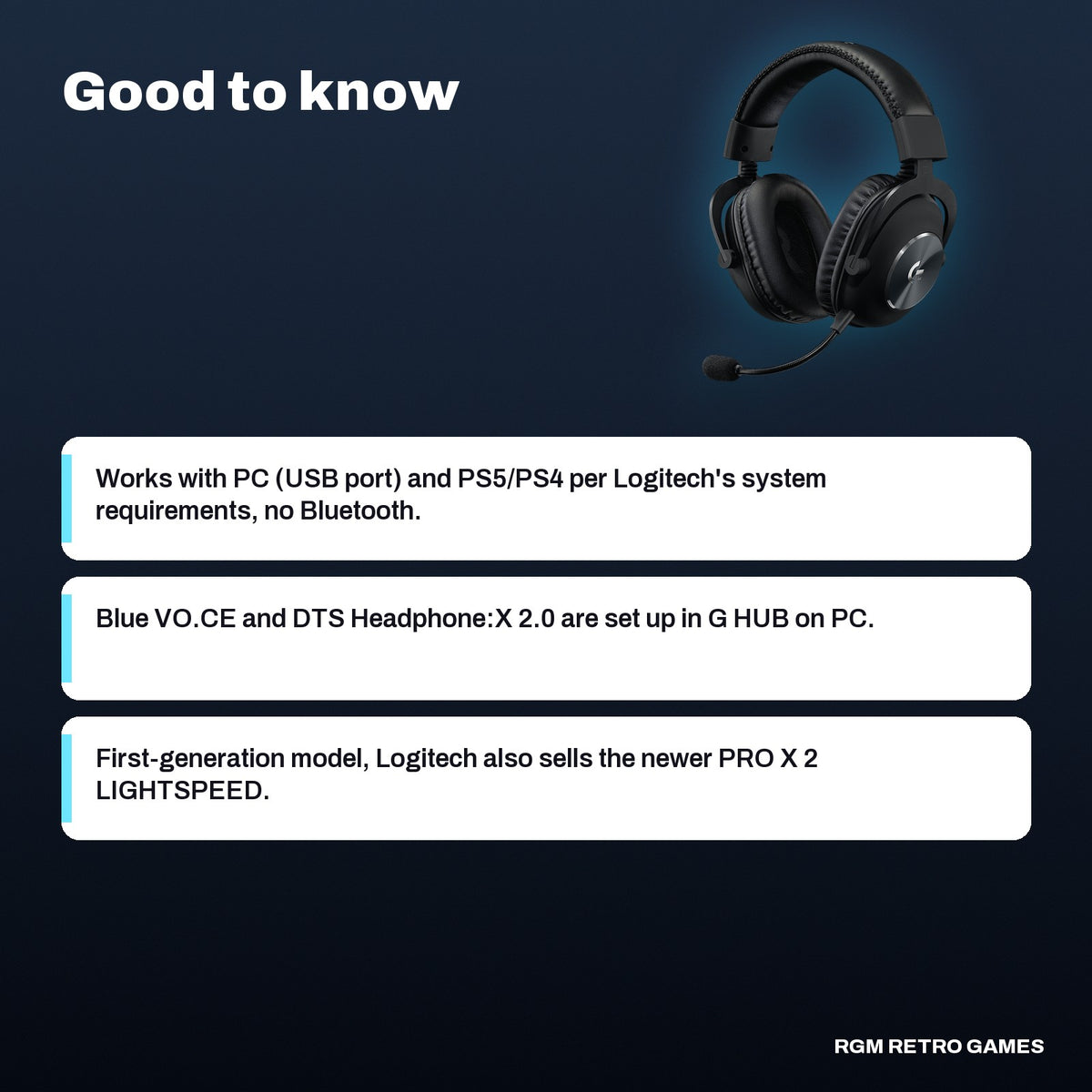 Logitech G PRO X Wireless LIGHTSPEED Gaming Headset - Black, good to know before you buy