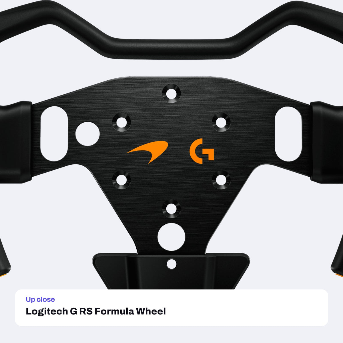 Logitech G RS Formula Wheel McLaren Racing Edition, close-up detail