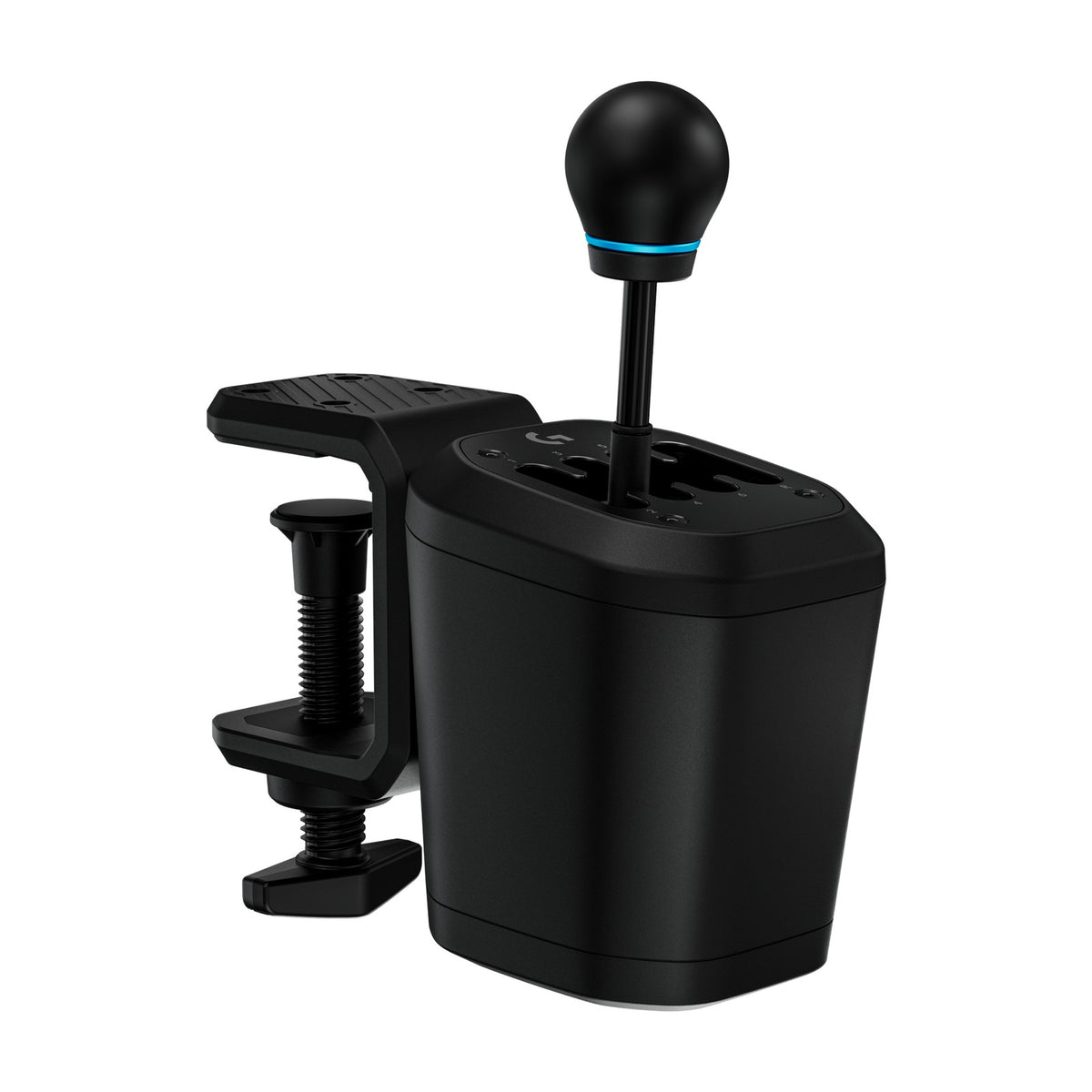 Logitech G RS H-Shifter, front view on a white background