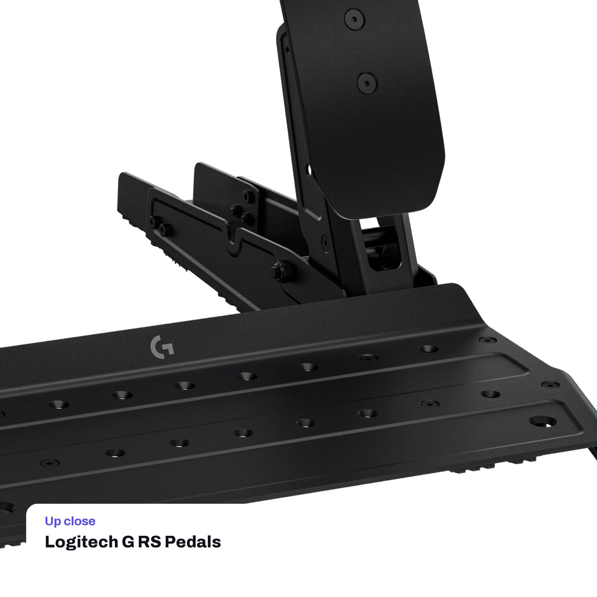 Logitech G RS Pedals, close-up detail