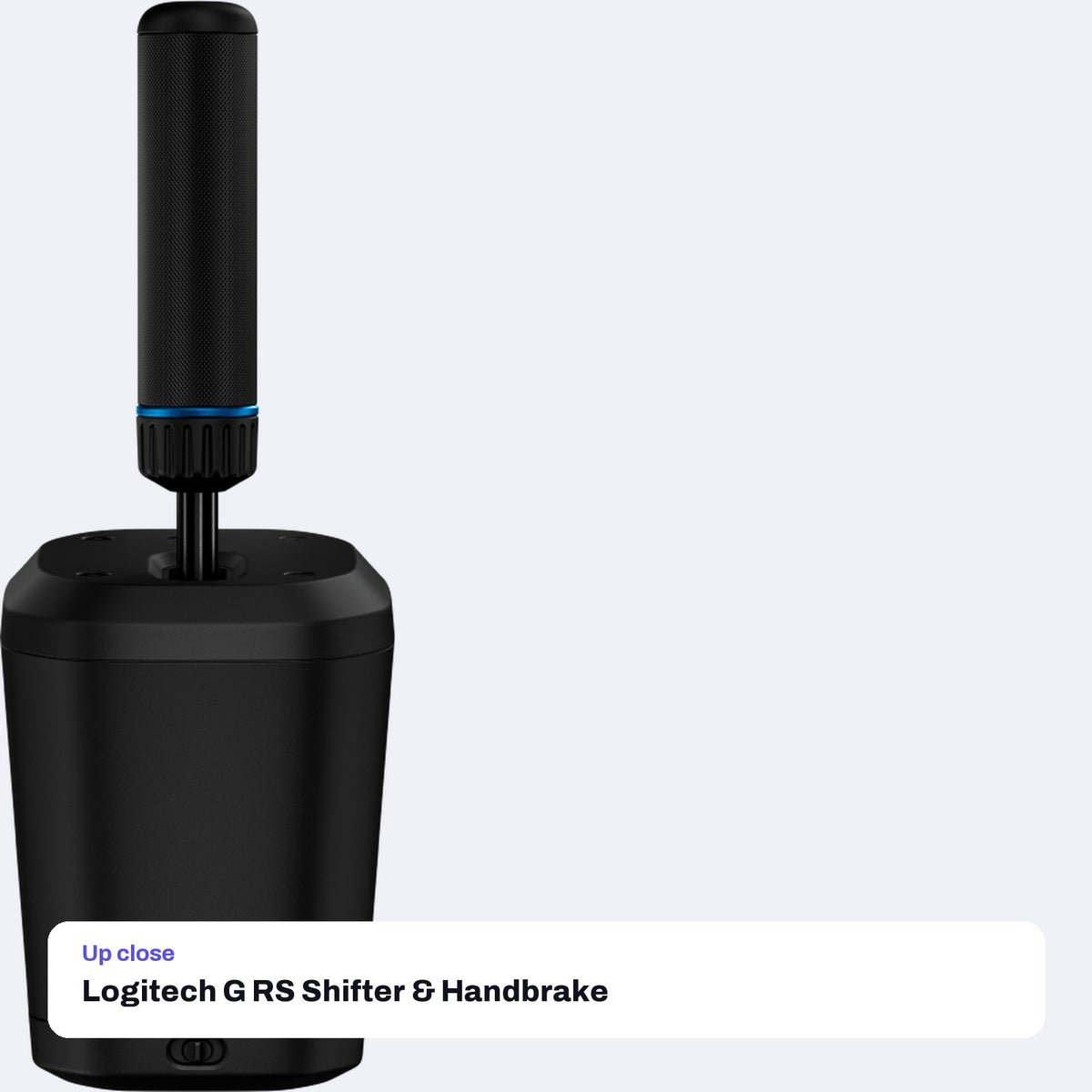 Logitech G RS Shifter & Handbrake, close-up detail