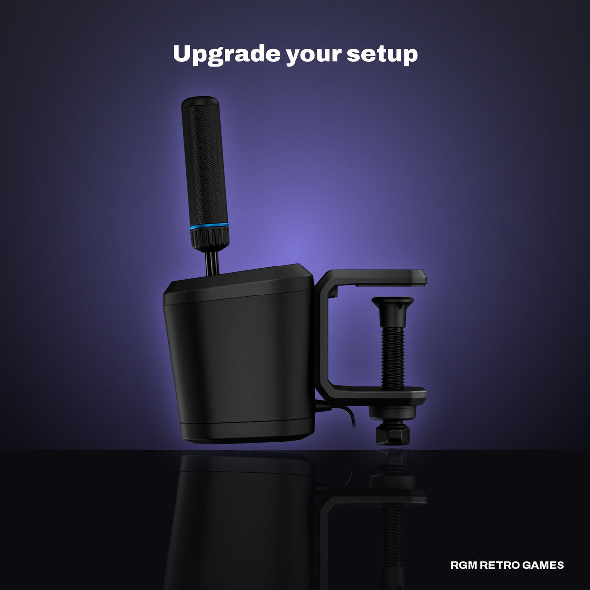 Logitech G RS Shifter & Handbrake in a dark studio setting