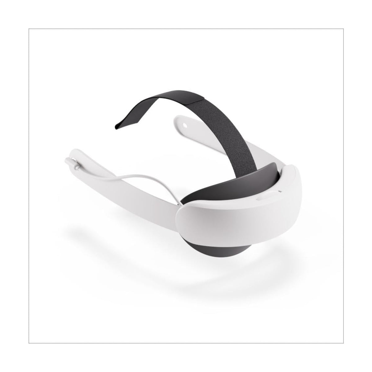 Meta Quest Elite Strap with Battery (for Meta Quest 3 and 3S), front view on a white background