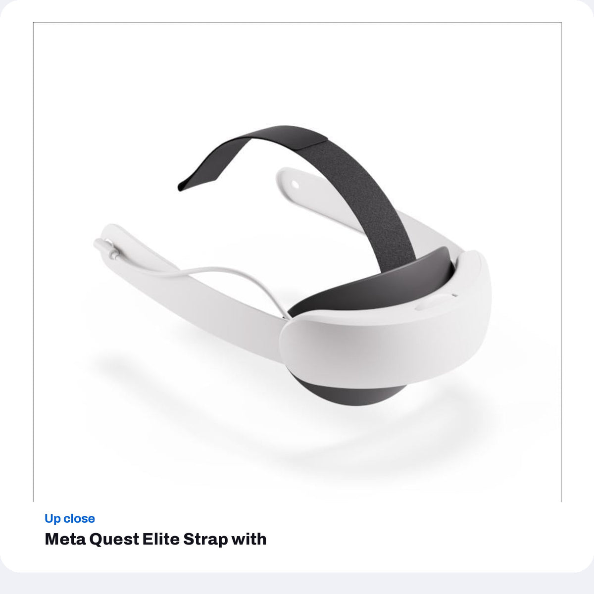 Meta Quest Elite Strap with Battery (for Meta Quest 3 and 3S), close-up detail