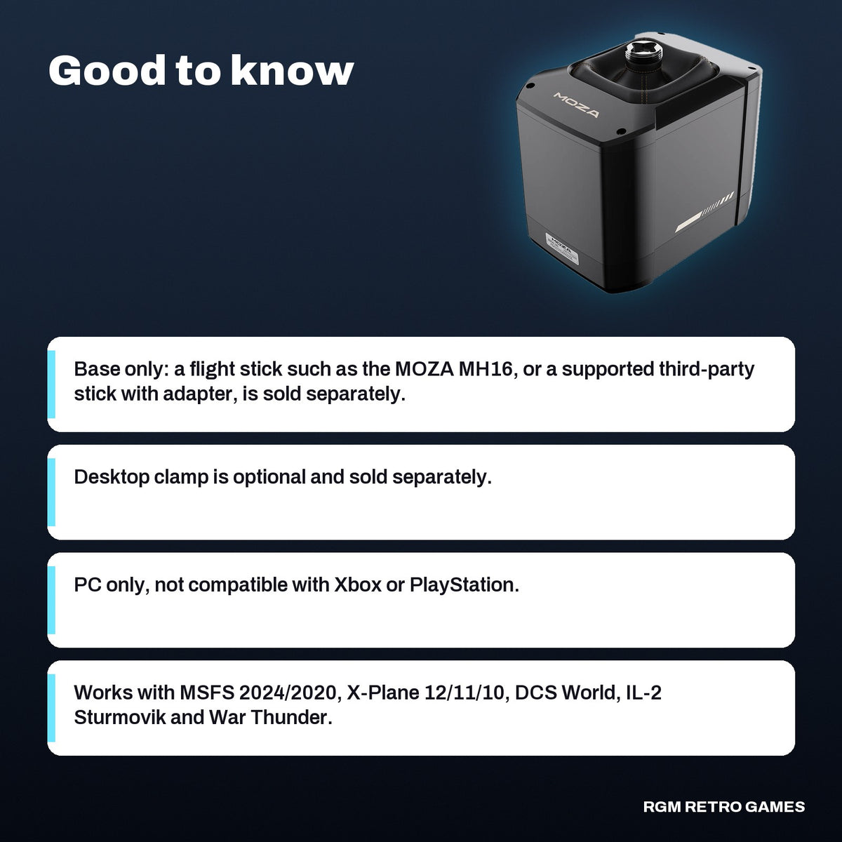 MOZA AB9 FFB Base, good to know before you buy