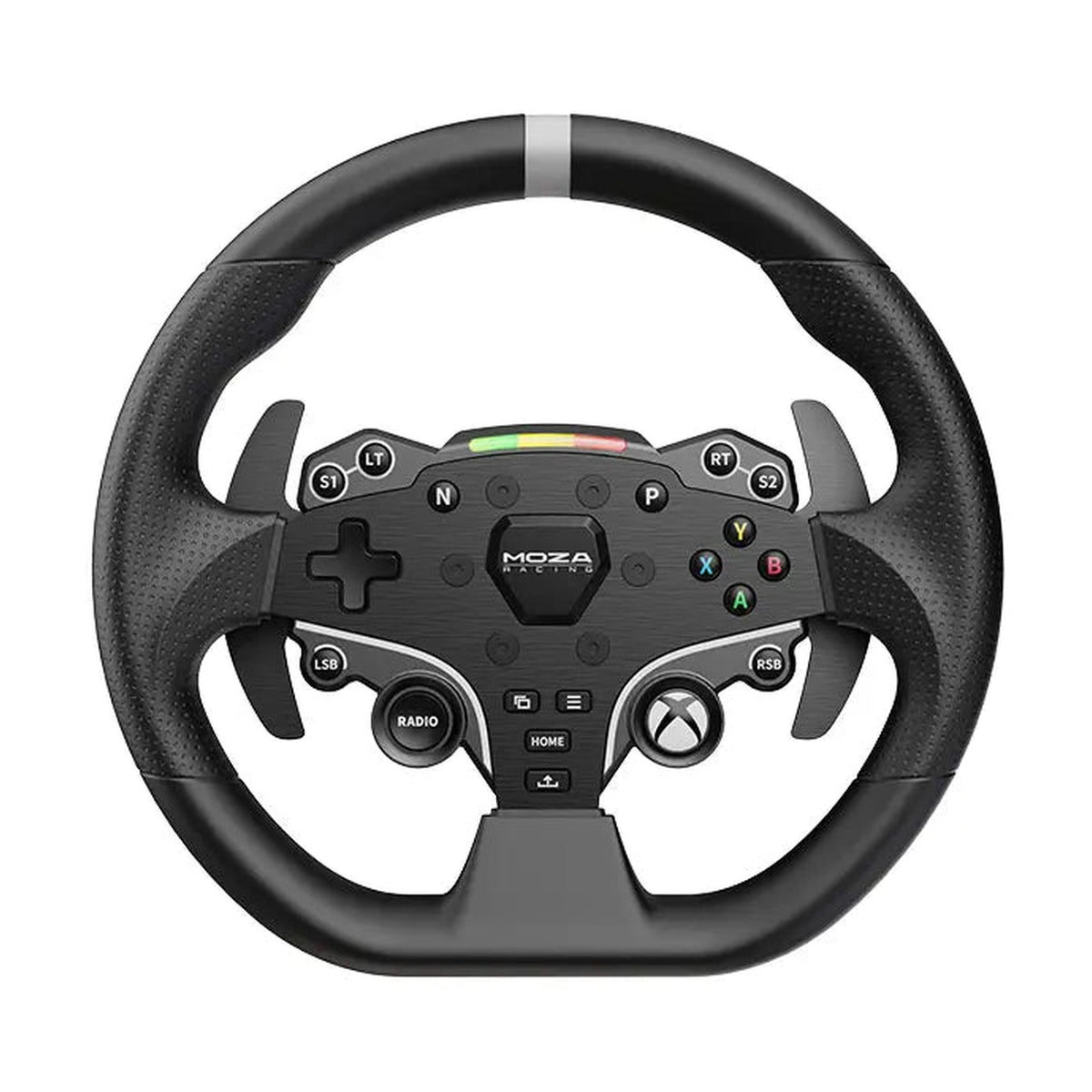 MOZA ESX Steering Wheel for PC & Xbox, front view on a white background