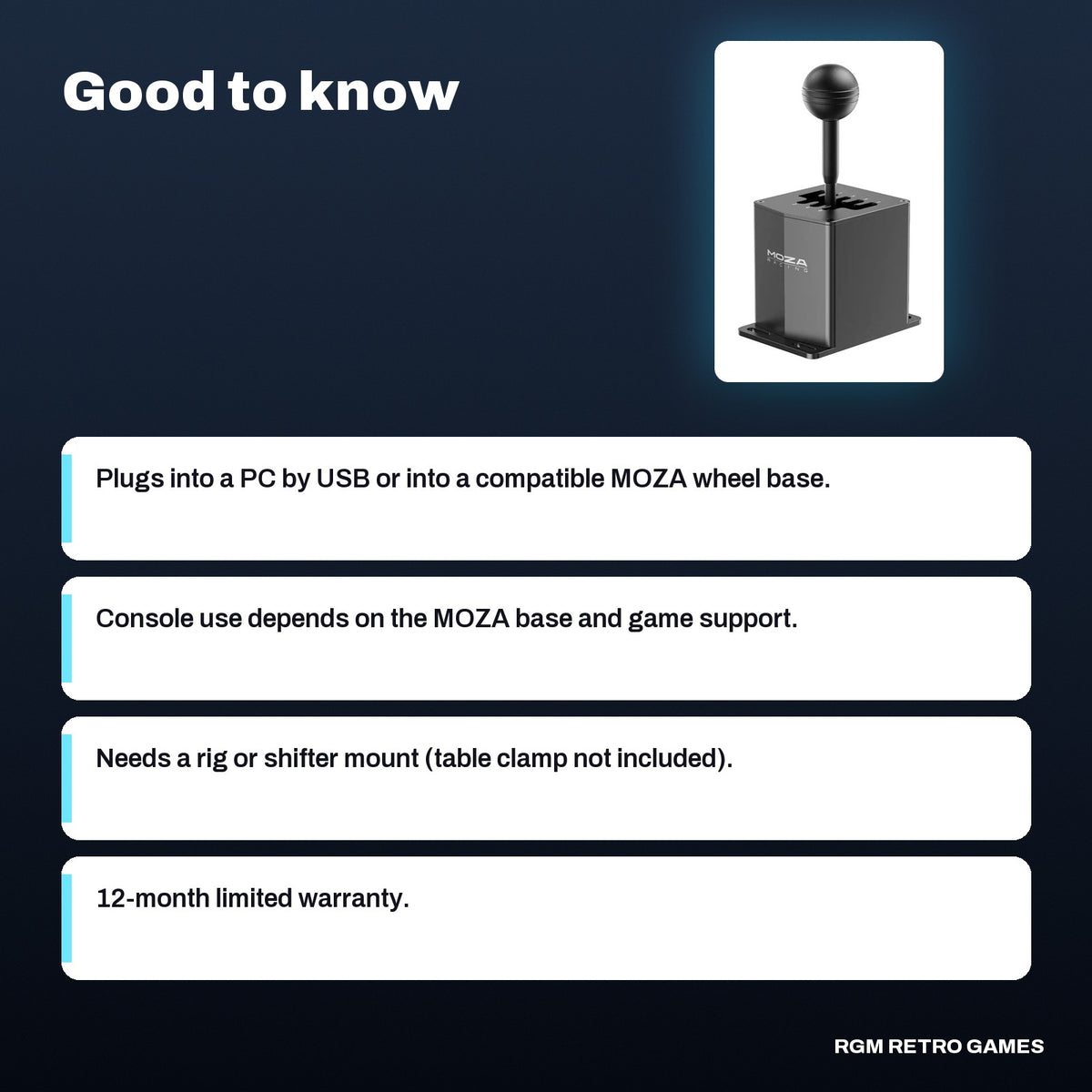 MOZA HGP Shifter, good to know before you buy