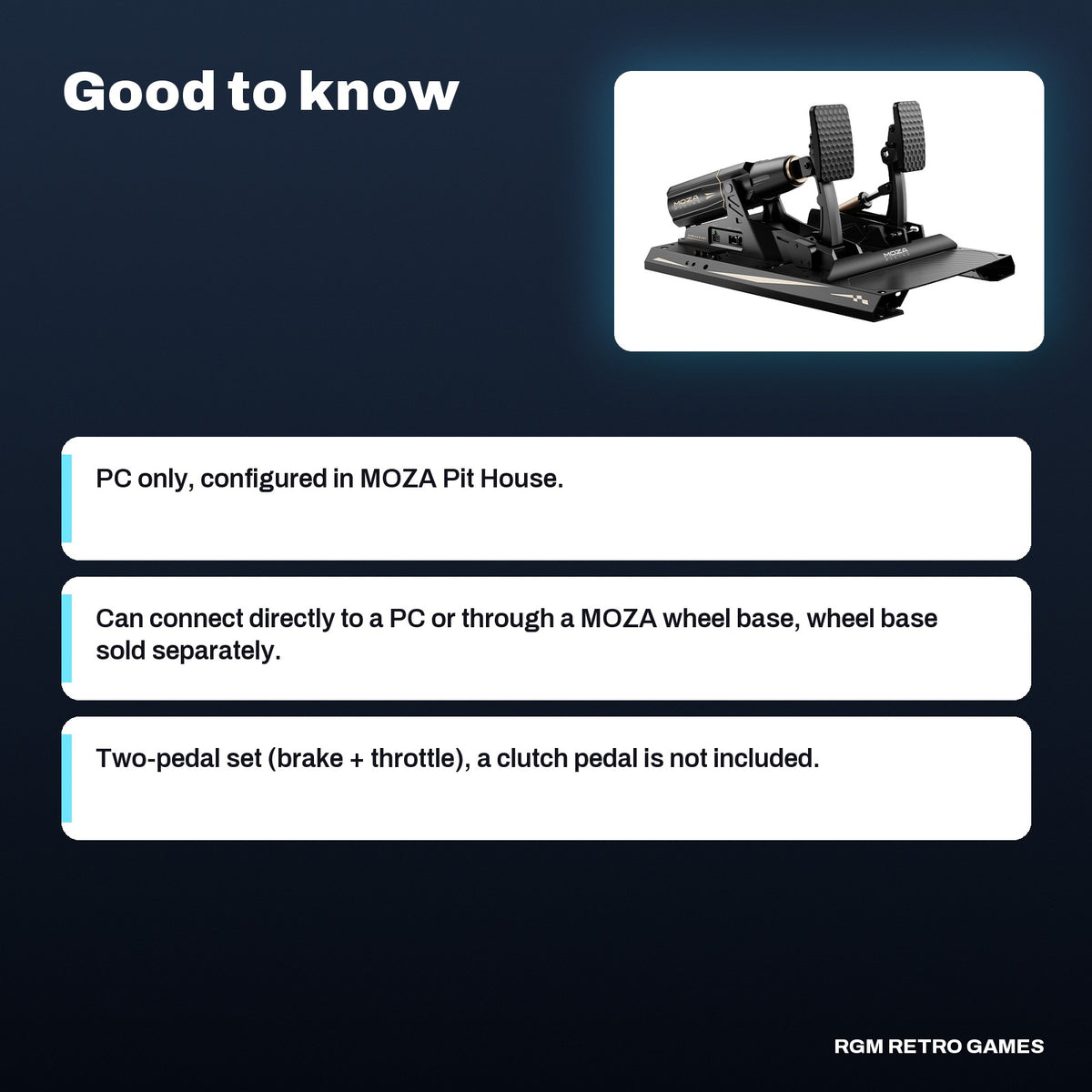 MOZA mBooster Active Pedal Set (with CRP2 Throttle), good to know before you buy