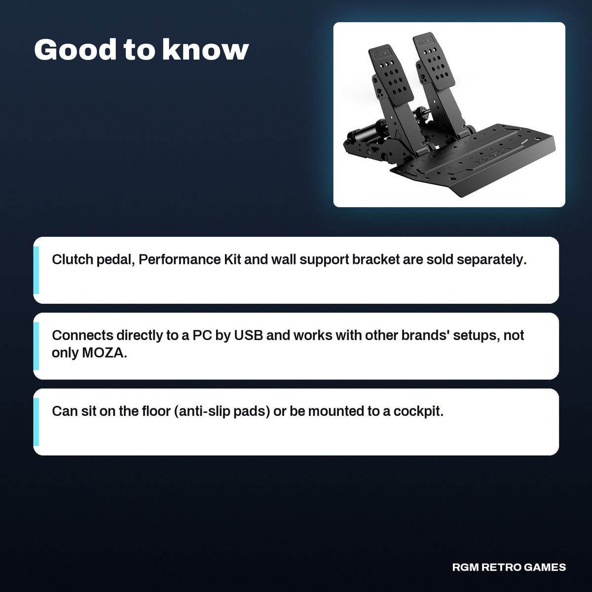 MOZA SRP2 Pedals (Throttle + Brake), good to know before you buy