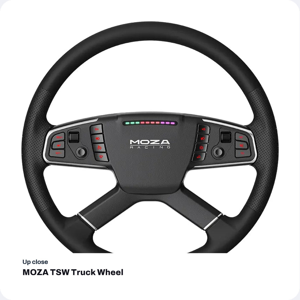 MOZA TSW Truck Wheel (400 mm Truck Sim Steering Wheel), close-up detail