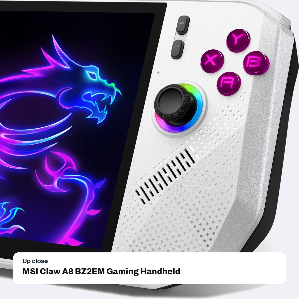 MSI Claw A8 BZ2EM Gaming Handheld (AMD Ryzen Z2 Extreme, 24GB, 1TB), close-up detail
