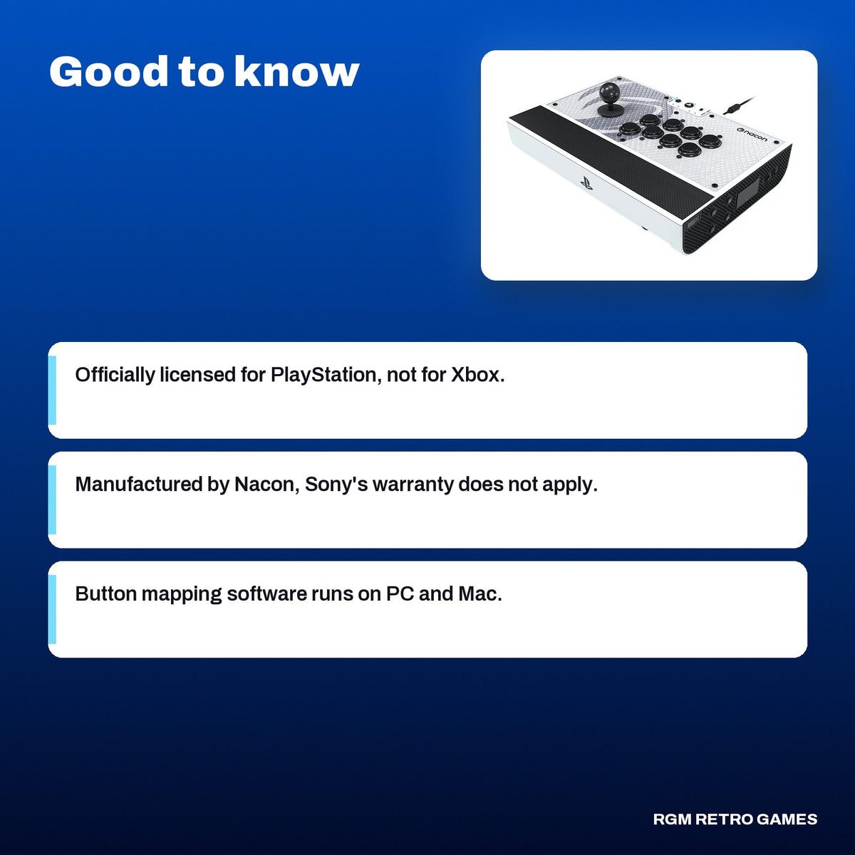 Nacon Daija Arcade Fight Stick for PS5, PS4 and PC, good to know before you buy