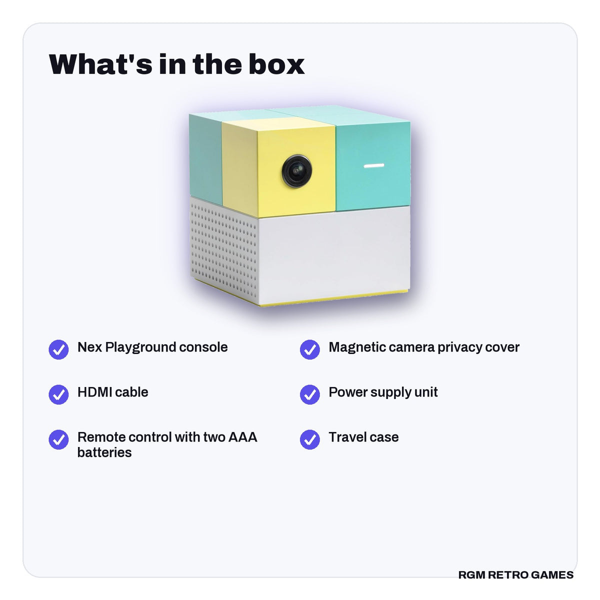What's in the box with the Nex Playground and Travel Case, 2-in-1 Bundle