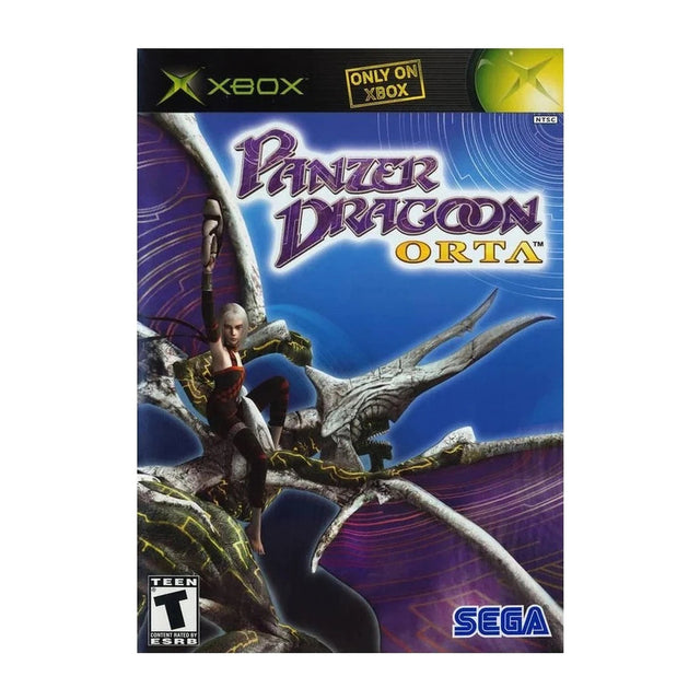 Panzer Dragoon Orta for Xbox, front cover of the complete-in-box copy