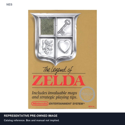 Representative pre-owned Legend of Zelda (NES), white product reference.
