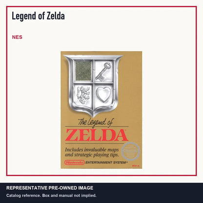 Representative pre-owned Legend of Zelda (NES), minimal product layout.