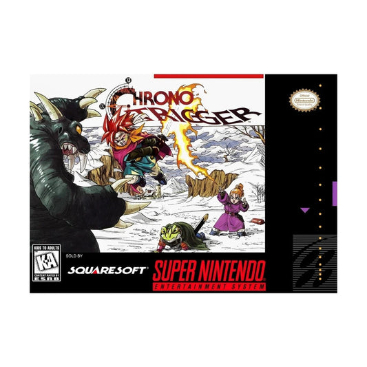 Representative pre-owned Chrono Trigger (Super Nintendo), white product reference.