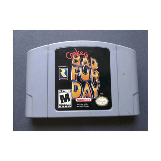 Representative pre-owned Conker's Bad Fur Day (Nintendo 64), white product reference.