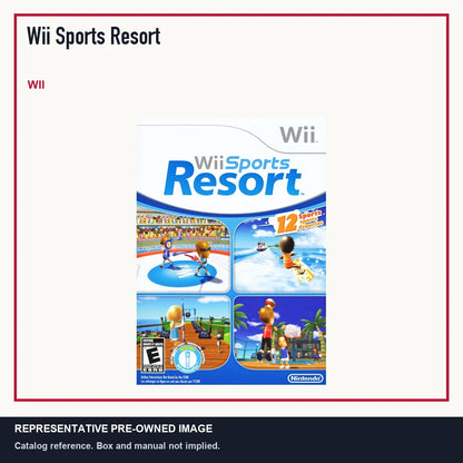 Representative pre-owned Wii Sports Resort (Wii), minimal product layout.