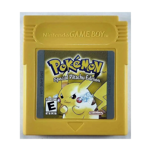 Representative pre-owned Pokemon Yellow (Game Boy), white product reference.