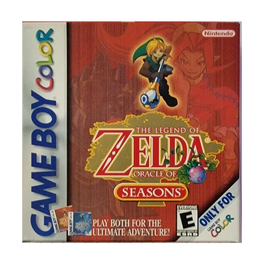 Representative pre-owned Zelda Oracle of Seasons (Game Boy Color), white product reference.