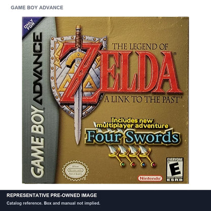 Representative pre-owned Zelda Link to the Past (Game Boy Advance), white product reference.